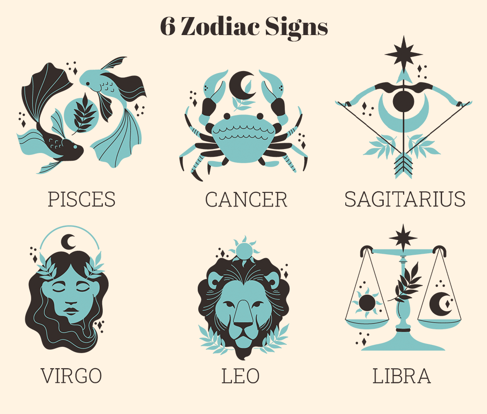 6 Zodiac Signs