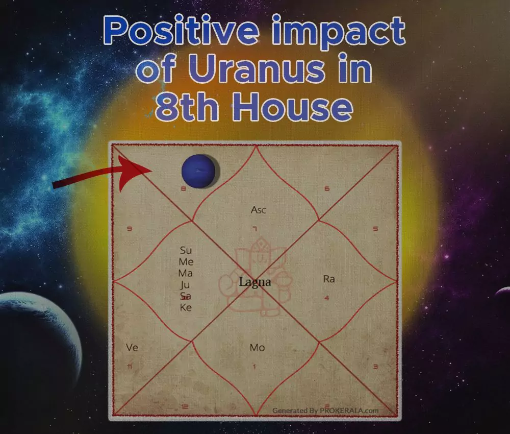 Positive Impact of Uranus in 8th House