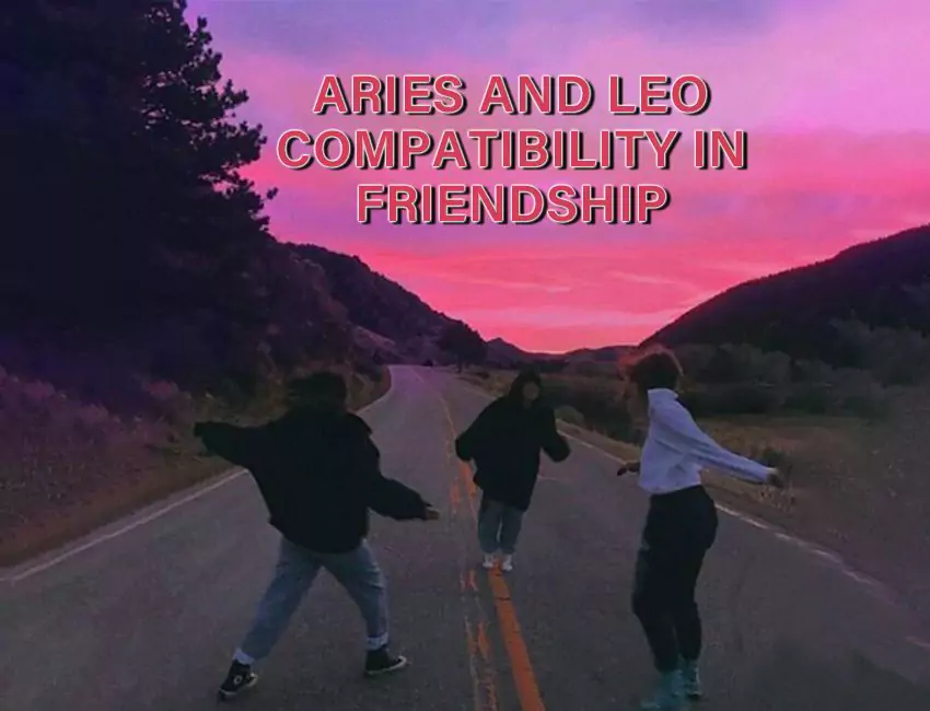 Aries and Leo Compatibility in Friendship