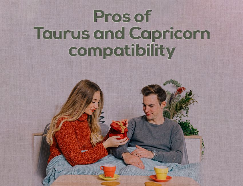 Pros of Taurus and Capricorn compatibility