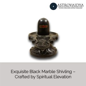 Exquisite Black Marble Shivling