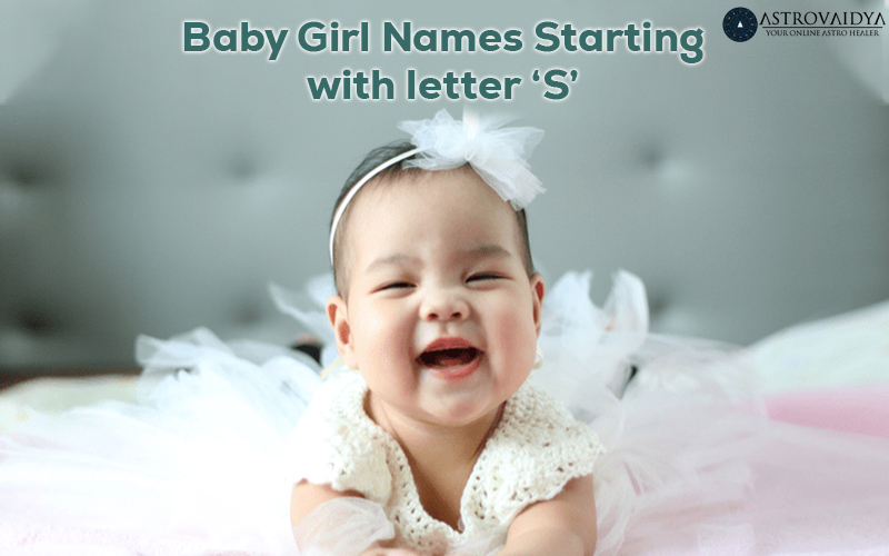 Baby Girl Names Starting with Letter S